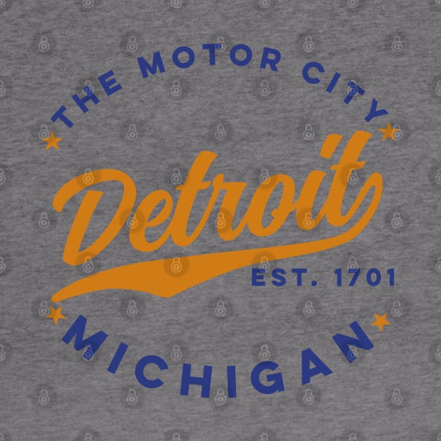 The Motor City Detroit by DetourShirts